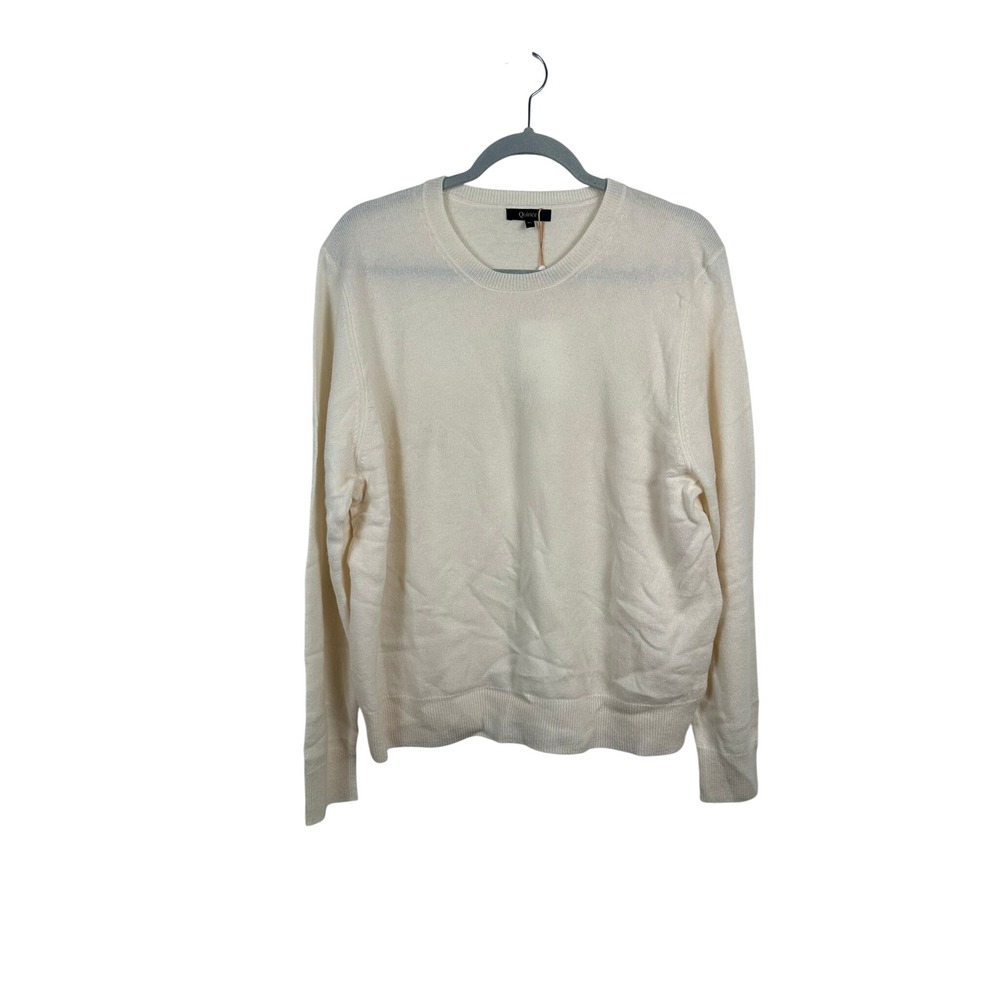 Quince Cashmere Sweater Womens XL Ivory NEW Crewneck LB19769-SGK001-6019